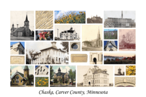 Chaska Brick Collage Poster